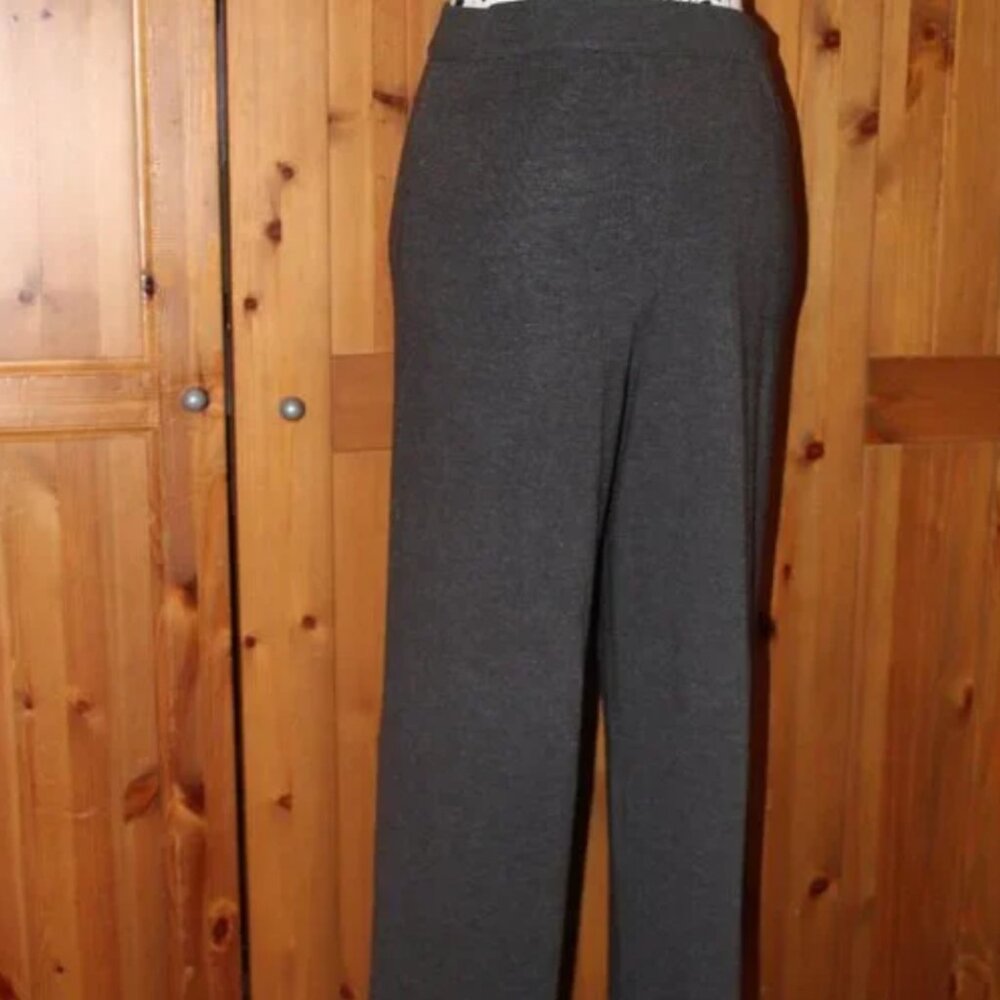 Liz Clairborne Grey Silk Blend Knit Pants Size M